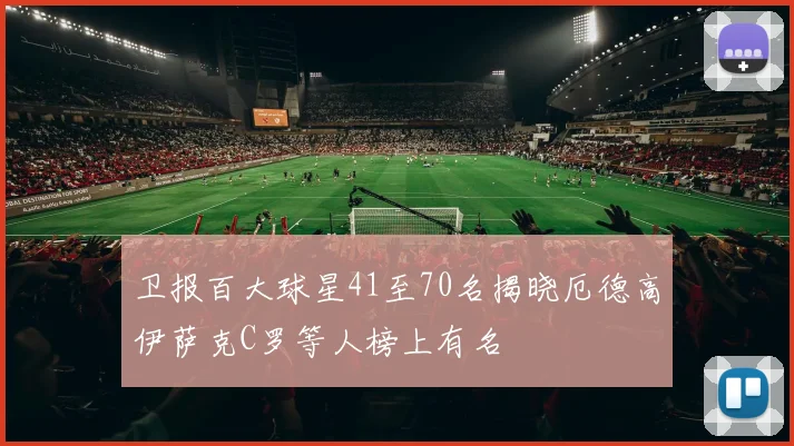 卫报百大球星41至70名揭晓厄德高伊萨克C罗等人榜上有名